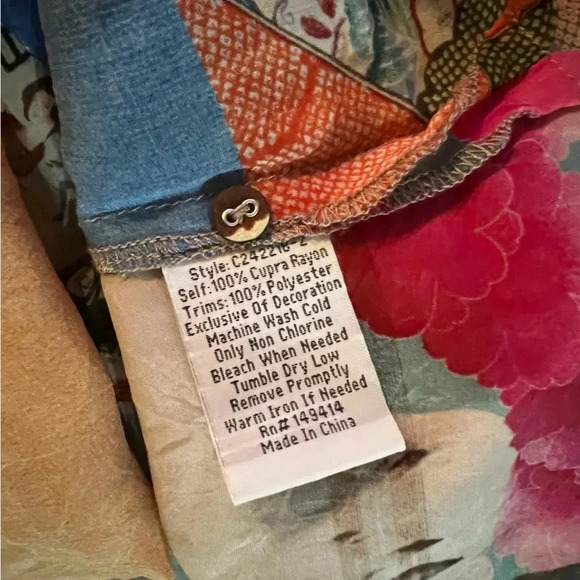 Johnny was Vera tunic multicolor M/L(Runs large) - Picture 13 of 13